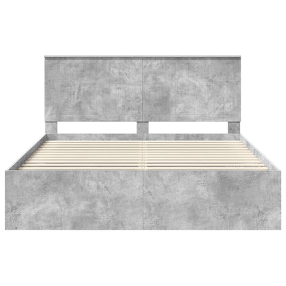 vidaXL Bed Frame with Headboard Concerte 160 x 200 cm Solid Pine Wood