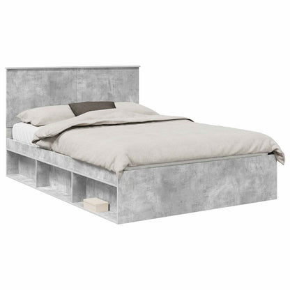 vidaXL Bed Frame with Headboard Concerte 140 x 200 cm Solid Pine Wood