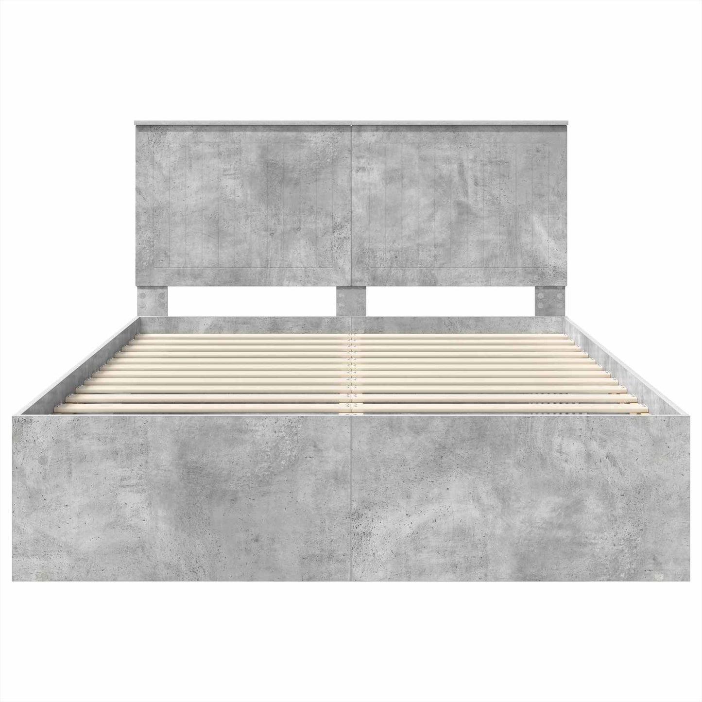 vidaXL Bed Frame with Headboard Concerte 140 x 200 cm Solid Pine Wood