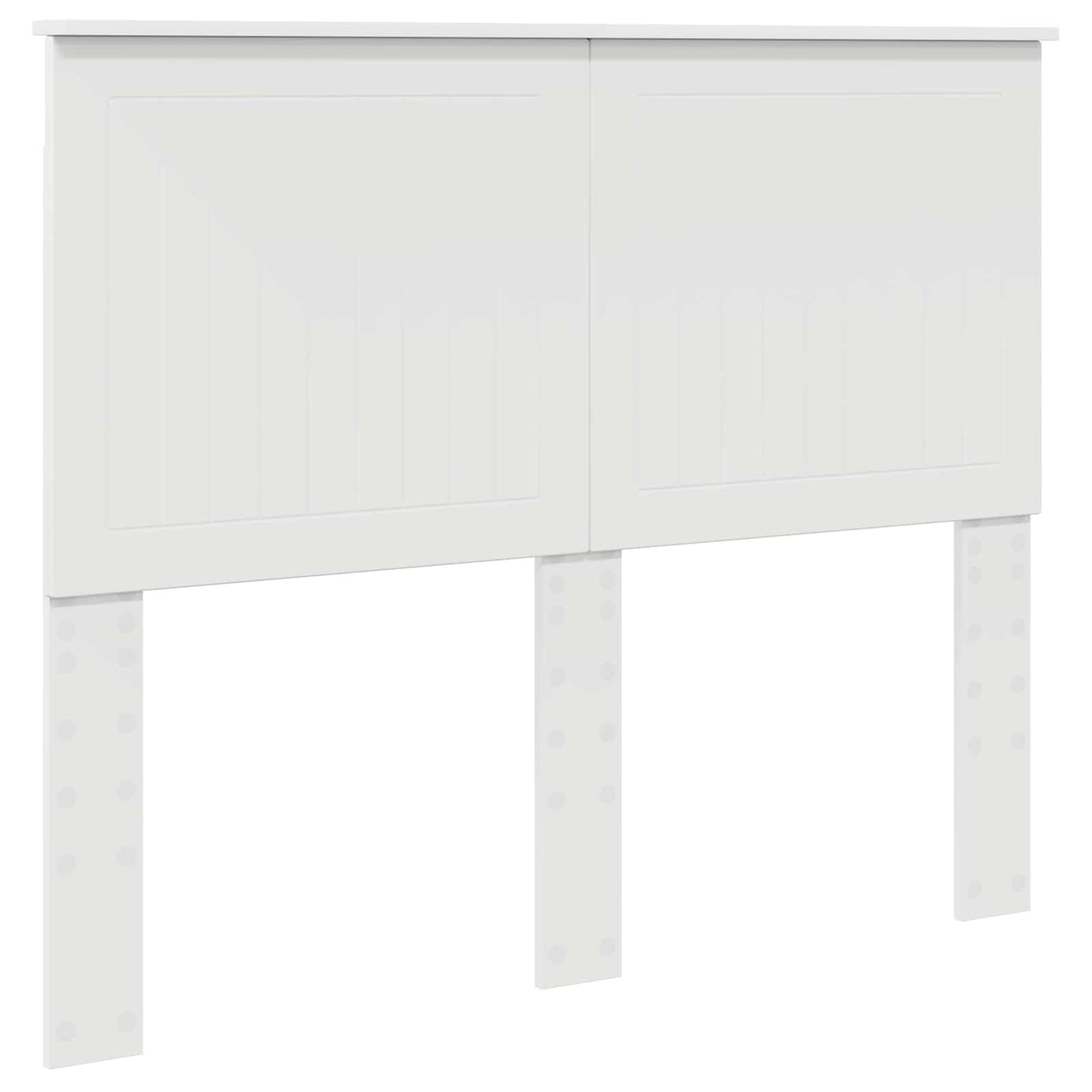 vidaXL Bed Frame with Headboard White 120 x 200 cm Solid Pine Wood