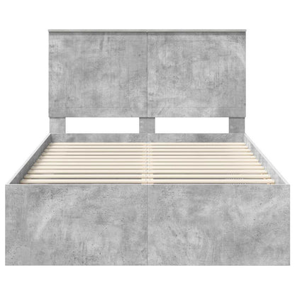 vidaXL Bed Frame with Headboard Concerte 120 x 200 cm Solid Pine Wood