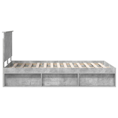 vidaXL Bed Frame with Headboard Concerte 120 x 200 cm Solid Pine Wood