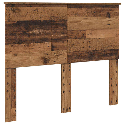 vidaXL Bed Frame with Headboard Old Wood 120 x 200 cm Solid Pine Wood