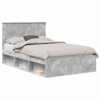 vidaXL Bed Frame with Headboard Concerte 120 x 190 cm Solid Pine Wood