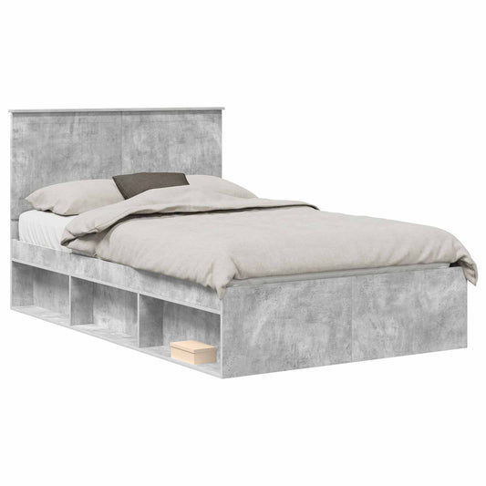 vidaXL Bed Frame with Headboard Concerte 120 x 190 cm Solid Pine Wood