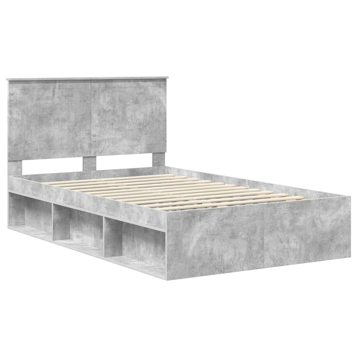 vidaXL Bed Frame with Headboard Concerte 120 x 190 cm Solid Pine Wood