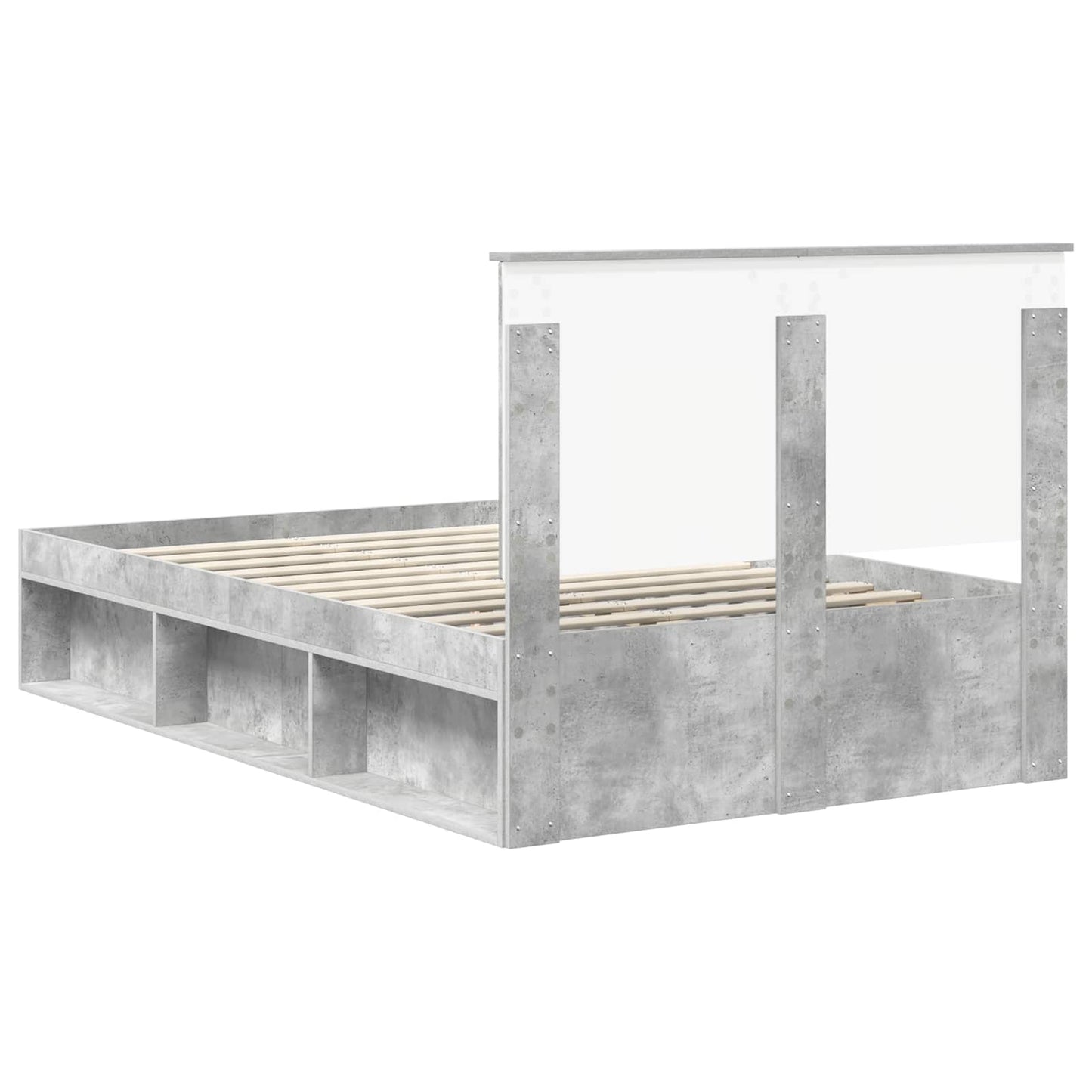 vidaXL Bed Frame with Headboard Concerte 120 x 190 cm Solid Pine Wood