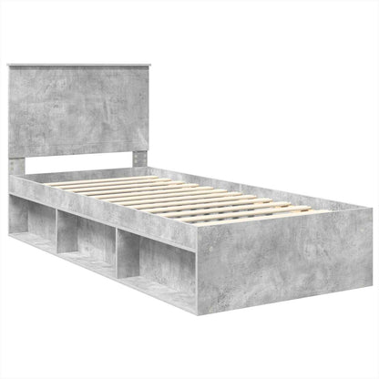 vidaXL Bed Frame with Headboard Concerte 90 x 200 cm Solid Pine Wood