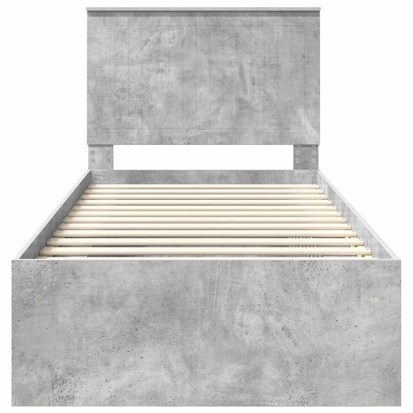 vidaXL Bed Frame with Headboard Concerte 90 x 200 cm Solid Pine Wood