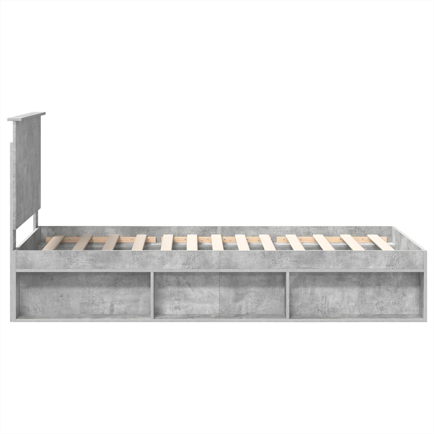vidaXL Bed Frame with Headboard Concerte 90 x 200 cm Solid Pine Wood