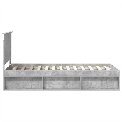 vidaXL Bed Frame with Headboard Concerte 90 x 200 cm Solid Pine Wood