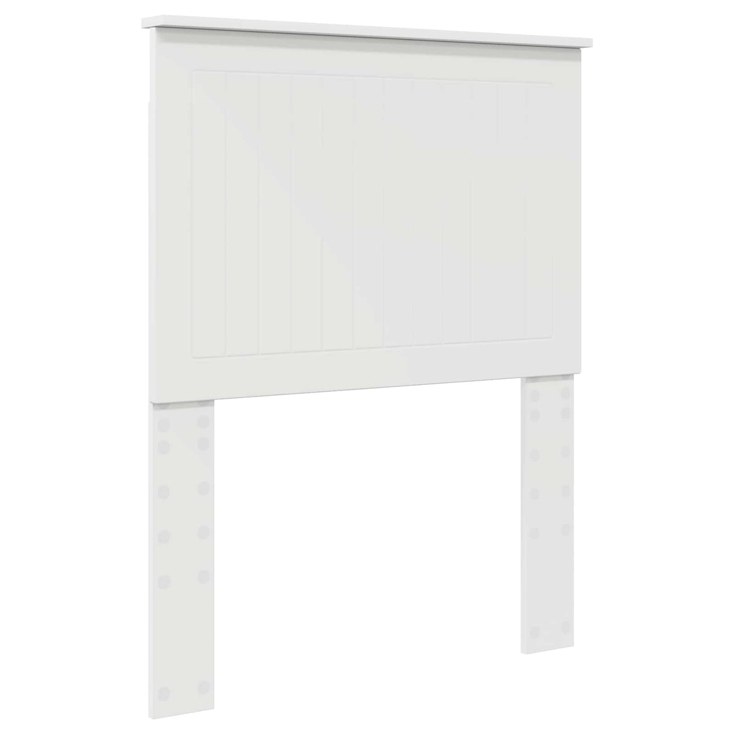 vidaXL Bed Frame with Headboard White 75 x 190 cm Solid Pine Wood