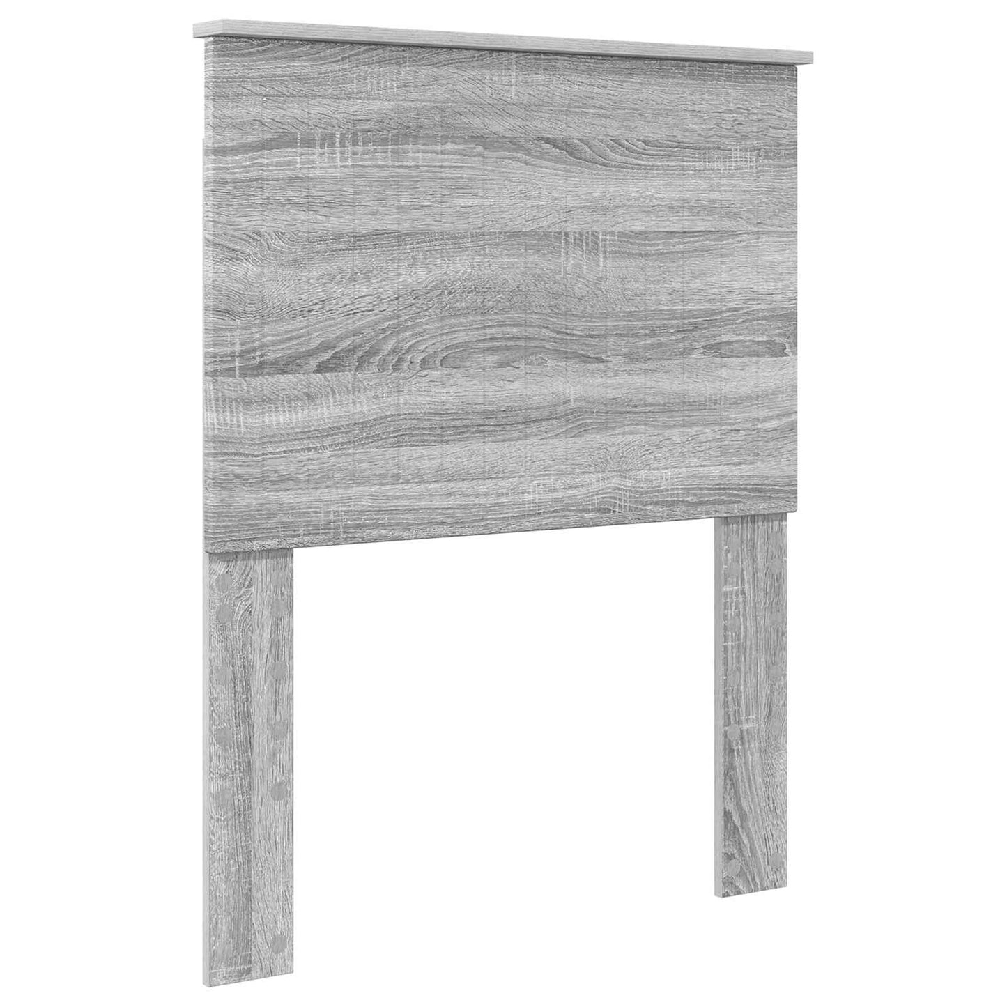 vidaXL Bed Frame Grey Sonoma 75 x 190 cm Solid Pine Wood
