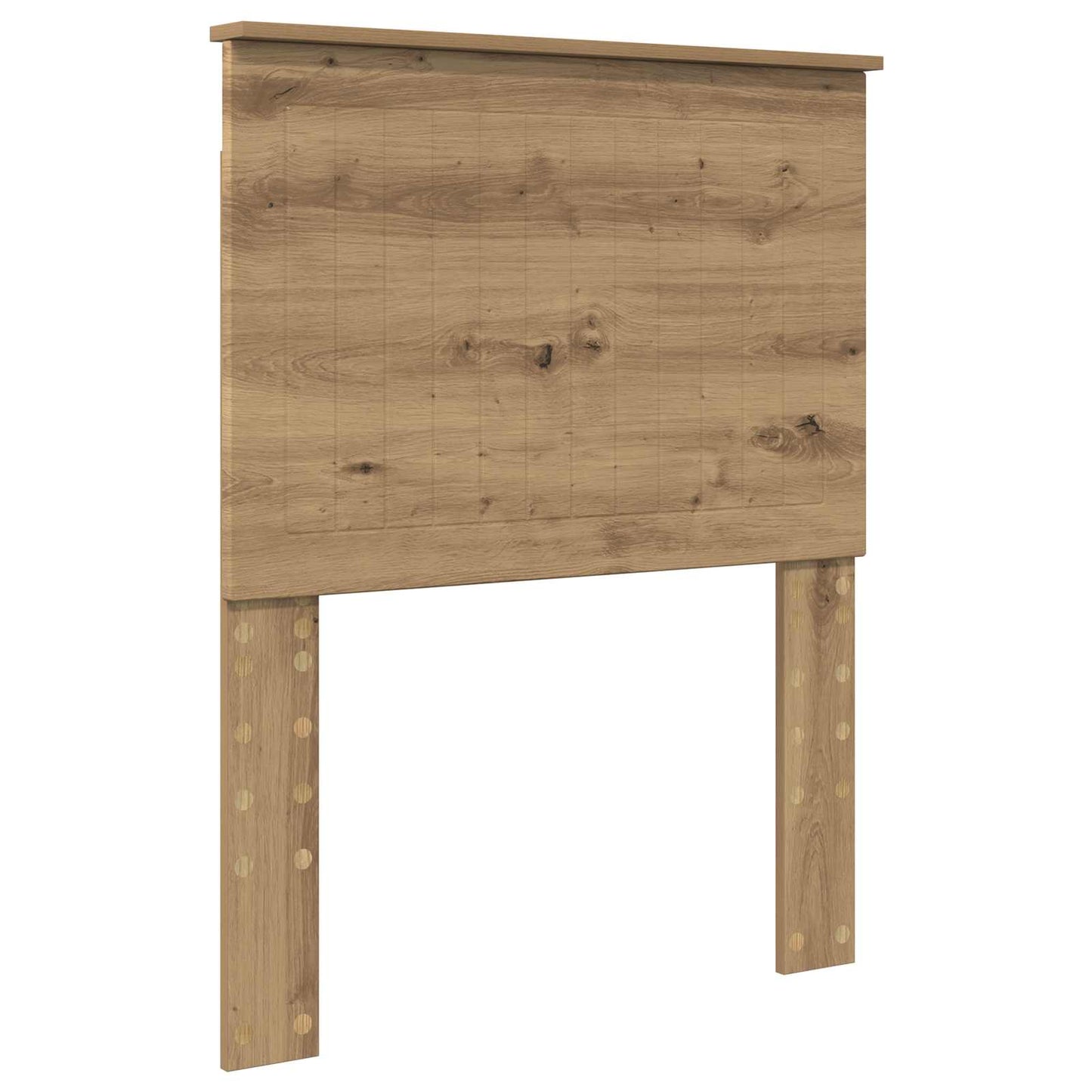 vidaXL Bed Frame Artisian Oak 75 x 190 cm Solid Pine Wood