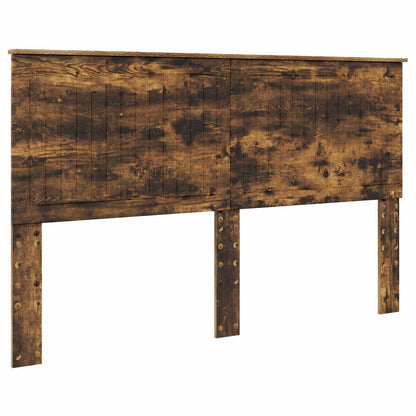 vidaXL Bed Frame with Drawer Smoked Oak 160 x 200 cm Engineer Wood