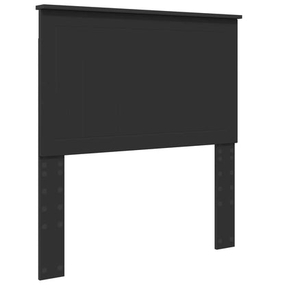 vidaXL Bed Frame with Drawer Black 90 x 200 cm Engineer Wood