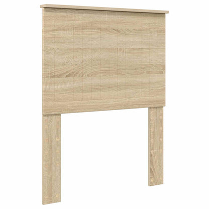 vidaXL Bed Frame with Drawer Sonoma Oak 75 x 190 cm Engineer Wood