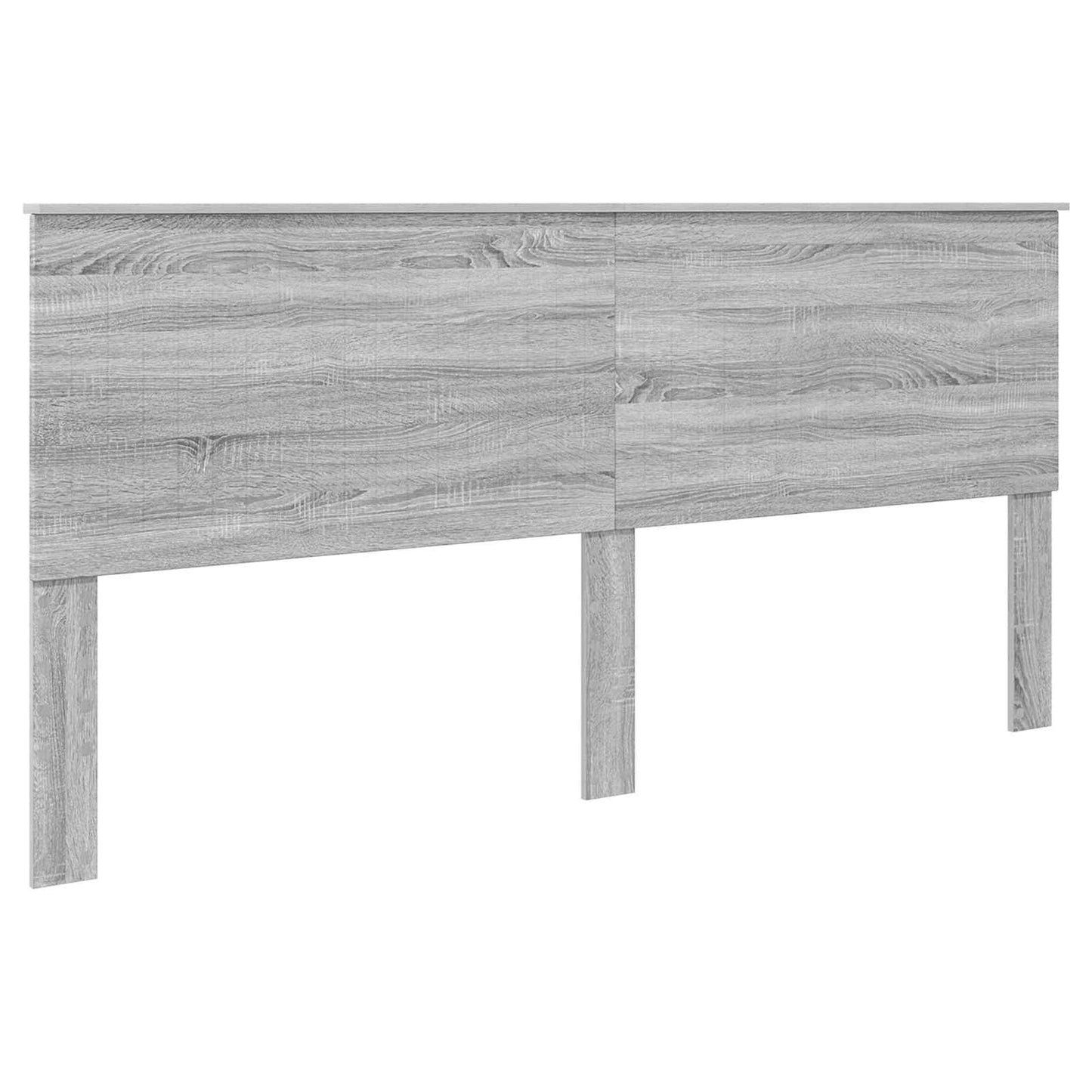 vidaXL Storage Bed Grey Sonoma 200 x 200 cm Engineered Wood
