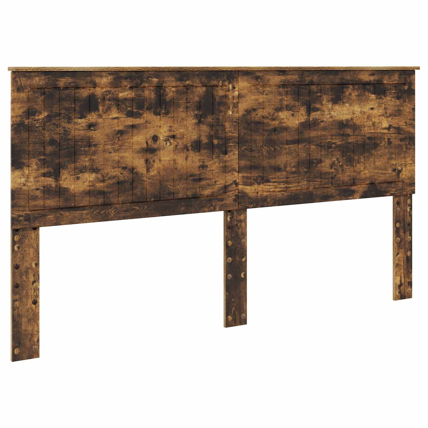 vidaXL Storage Bed with Drawer Smoked Oak 180 x 200 cm Engineered Wood