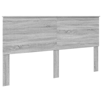 vidaXL Storage Bed Grey Sonoma 180 x 200 cm Engineered Wood