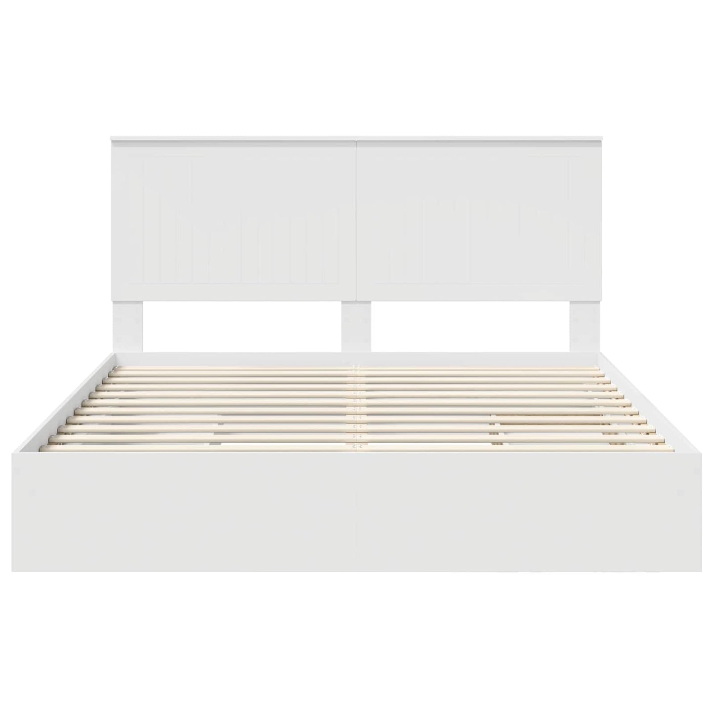 vidaXL Bed Frame with Drawer with Headboard Manual Engineered Wood