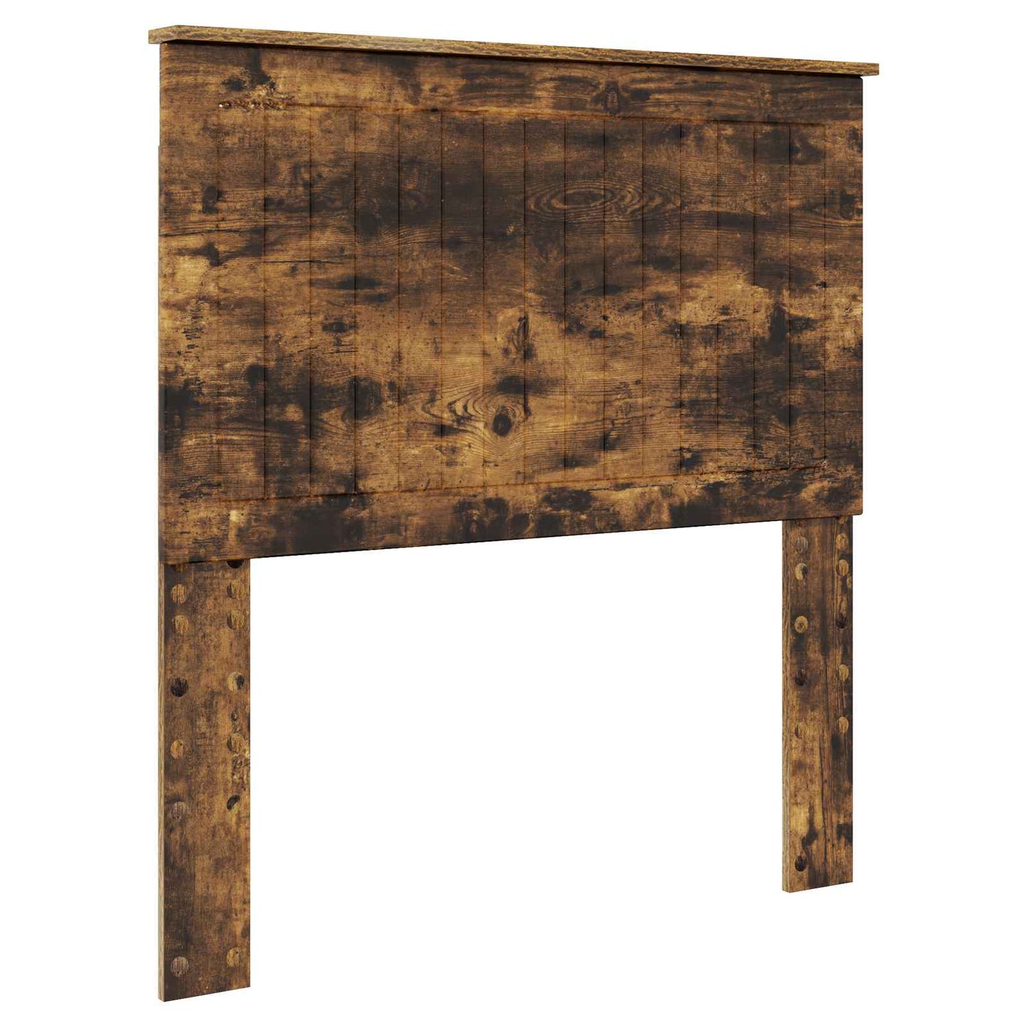 vidaXL Storage Bed with Drawer Smoked Oak 90 x 200 cm Engineered Wood