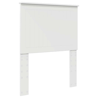 vidaXL Storage Bed with Headboard White 75 x 190 cm Engineered Wood