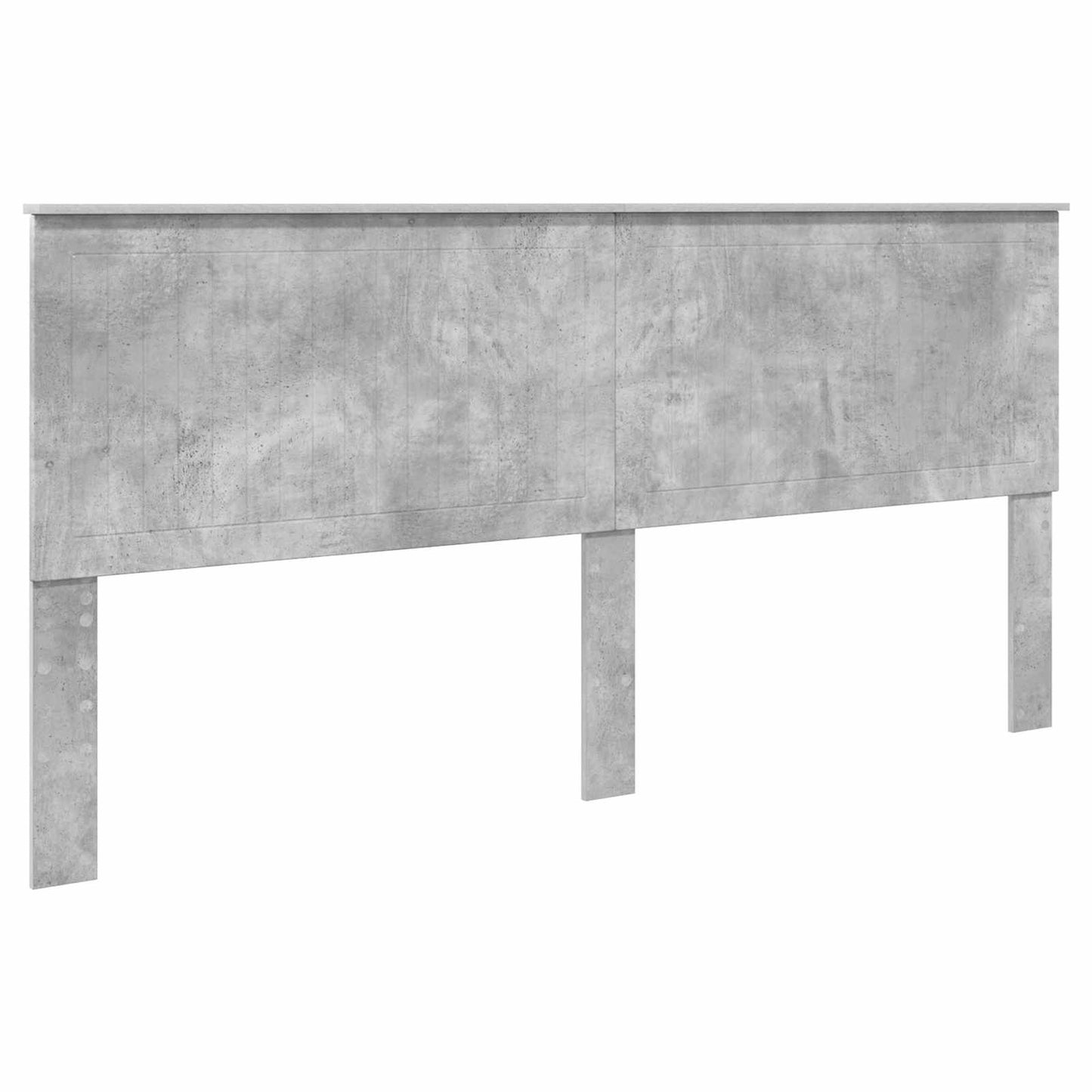 vidaXL Bed Frame Concrete Grey 200 x 200 cm Engineered Wood