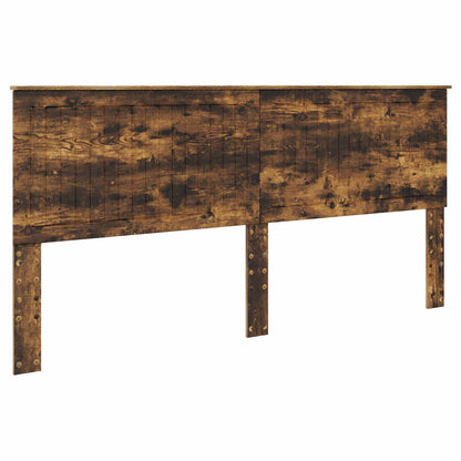 vidaXL Bed Frame with Drawer Smoked Oak 200 x 200 cm Engineered Wood