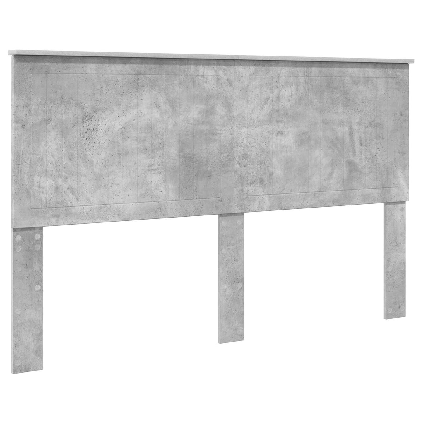 vidaXL Bed Frame Concrete Grey 160 x 200 cm Engineered Wood
