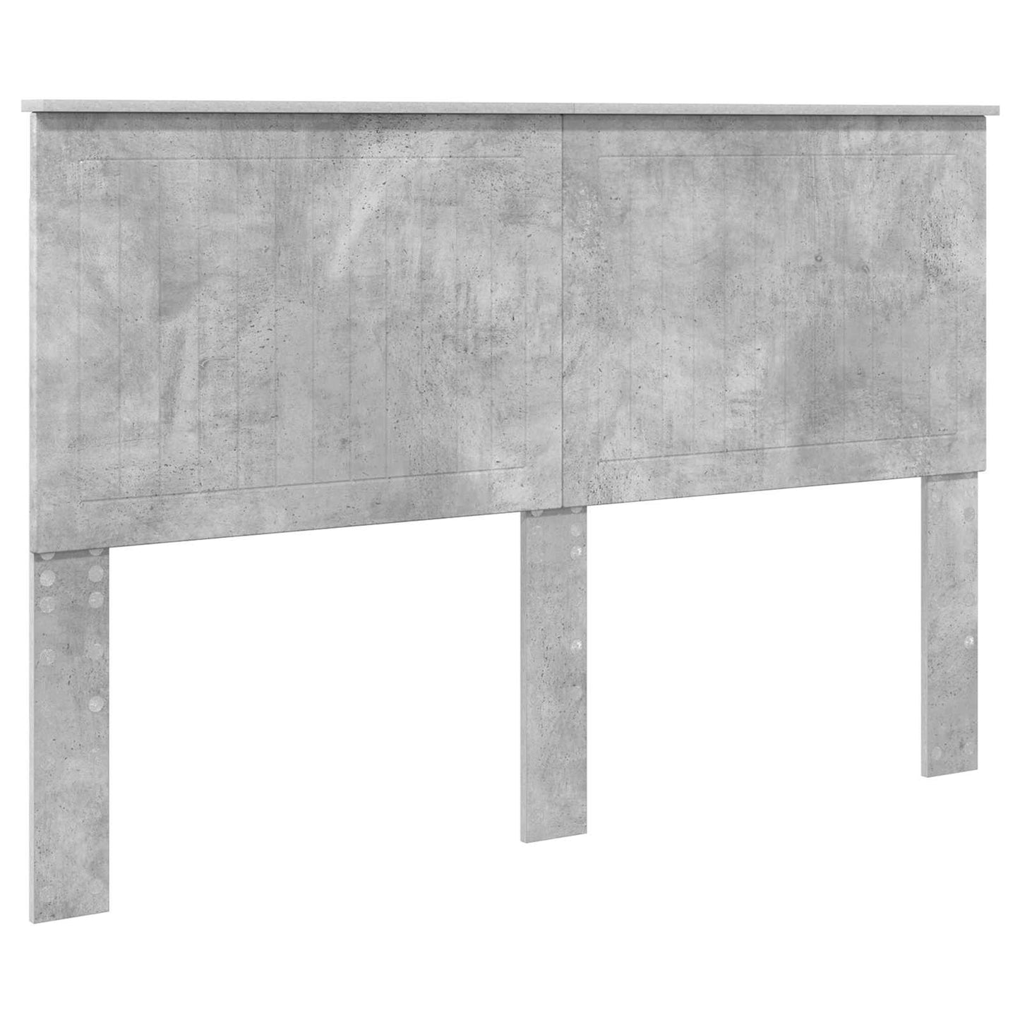 vidaXL Bed Frame Concrete Grey 150 x 200 cm Engineered Wood