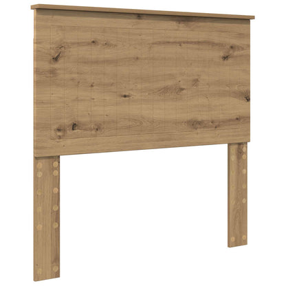 vidaXL Bed Frame with Drawer Artisan Oak 100 x 200 cm Engineered Wood