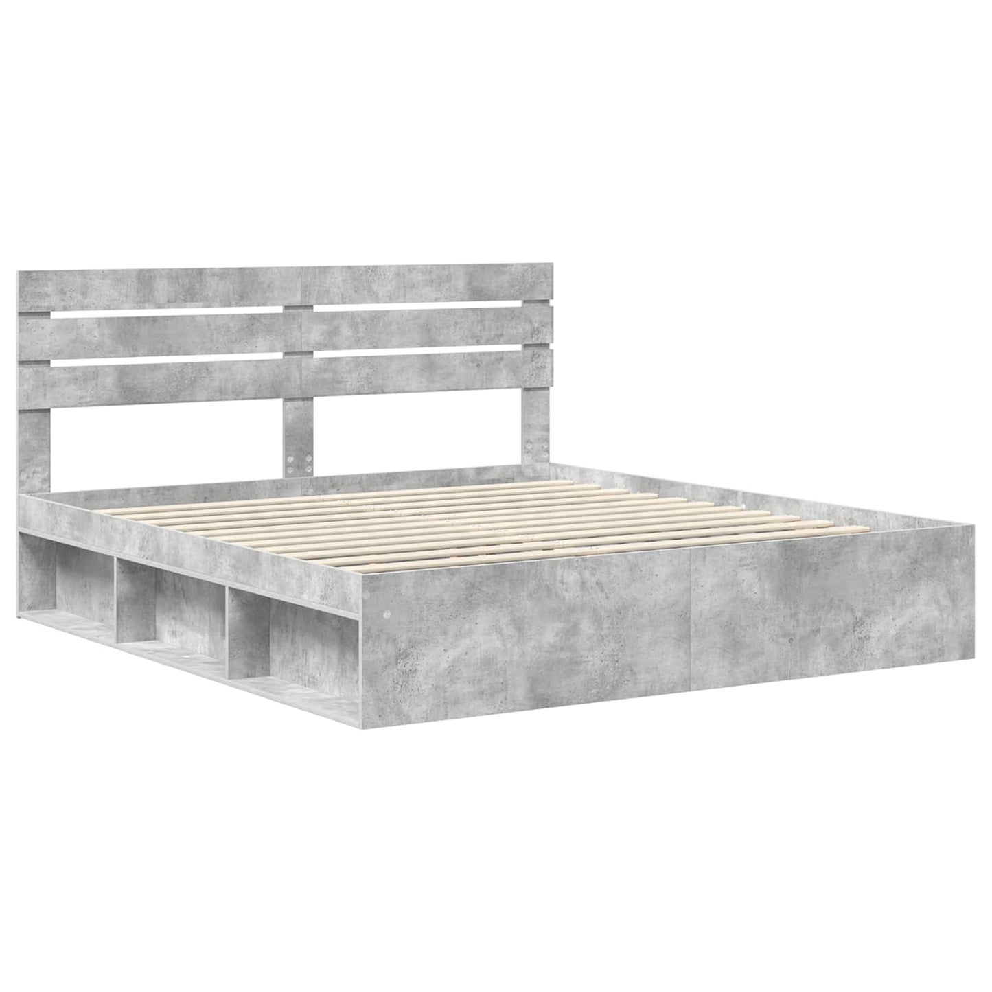 vidaXL Bed Frame with Headboard Concerte 180 x 200 cm Solid Pine Wood