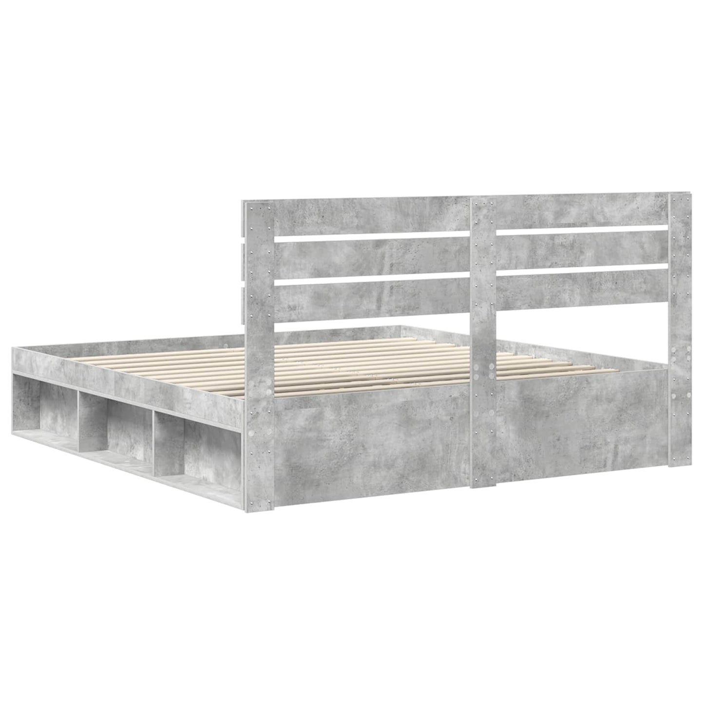 vidaXL Bed Frame with Headboard Concerte 180 x 200 cm Solid Pine Wood