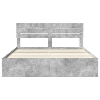 vidaXL Bed Frame with Headboard Concerte 180 x 200 cm Solid Pine Wood