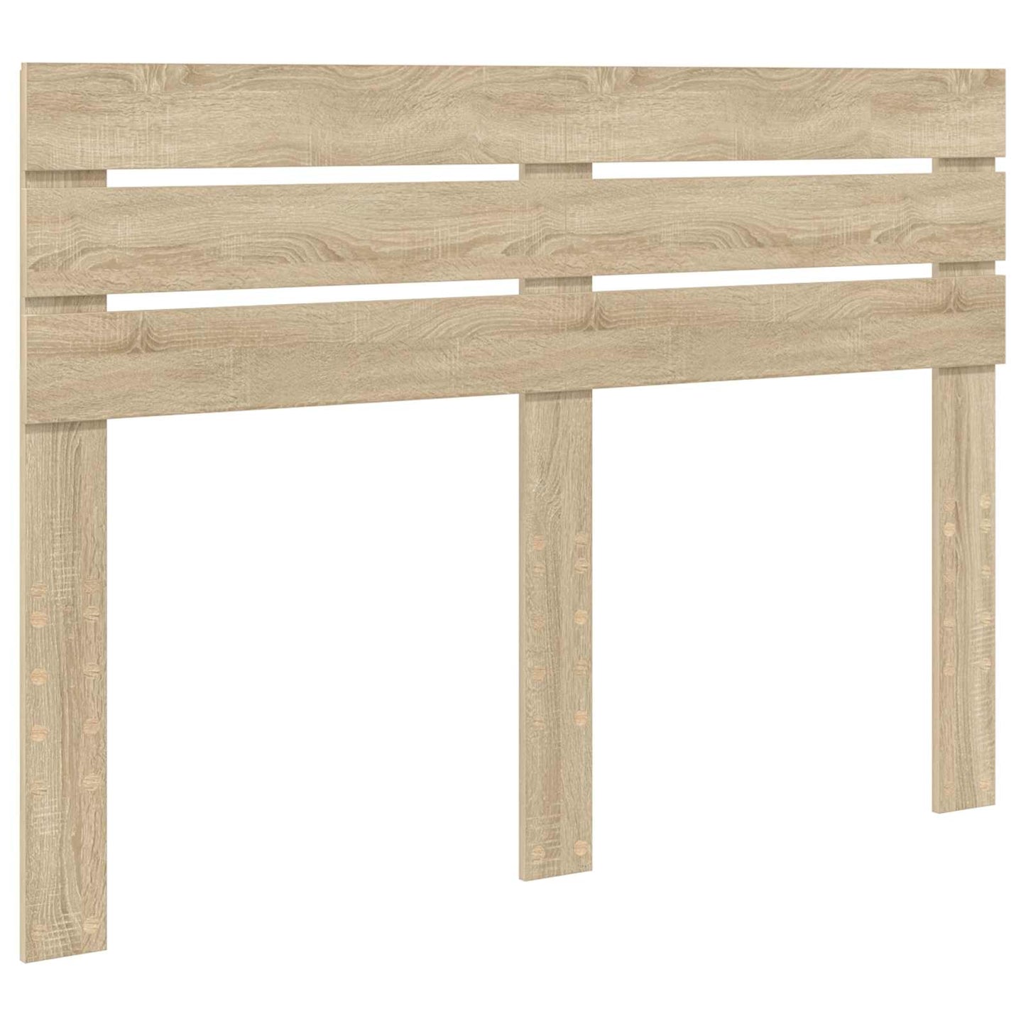 vidaXL Bed Frame with Headboard Sonoma 160 x 200 cm Solid Pine Wood