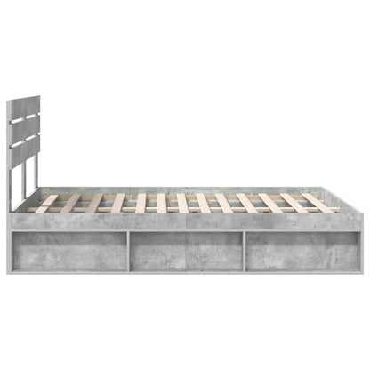 vidaXL Bed Frame with Headboard Concerte 140 x 200 cm Solid Pine Wood