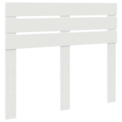 vidaXL Bed Frame with Headboard White 120 x 200 cm Solid Pine Wood
