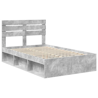 vidaXL Bed Frame with Headboard Concerte 120 x 200 cm Solid Pine Wood