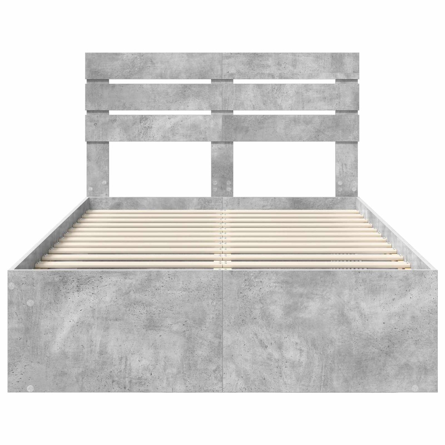 vidaXL Bed Frame with Headboard Concerte 120 x 200 cm Solid Pine Wood