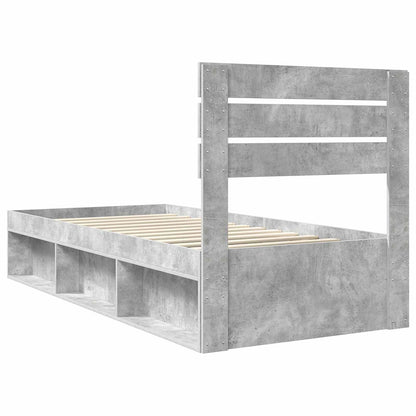 vidaXL Bed Frame with Headboard Concerte 90 x 200 cm Solid Pine Wood