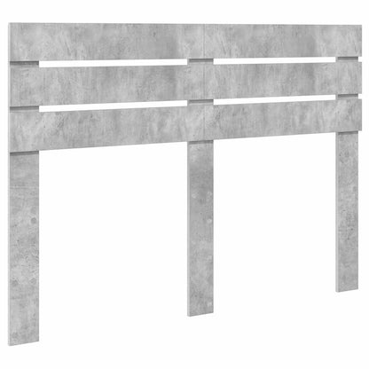 vidaXL Storage Bed Concrete Grey 150 x 200 cm Engineered Wood