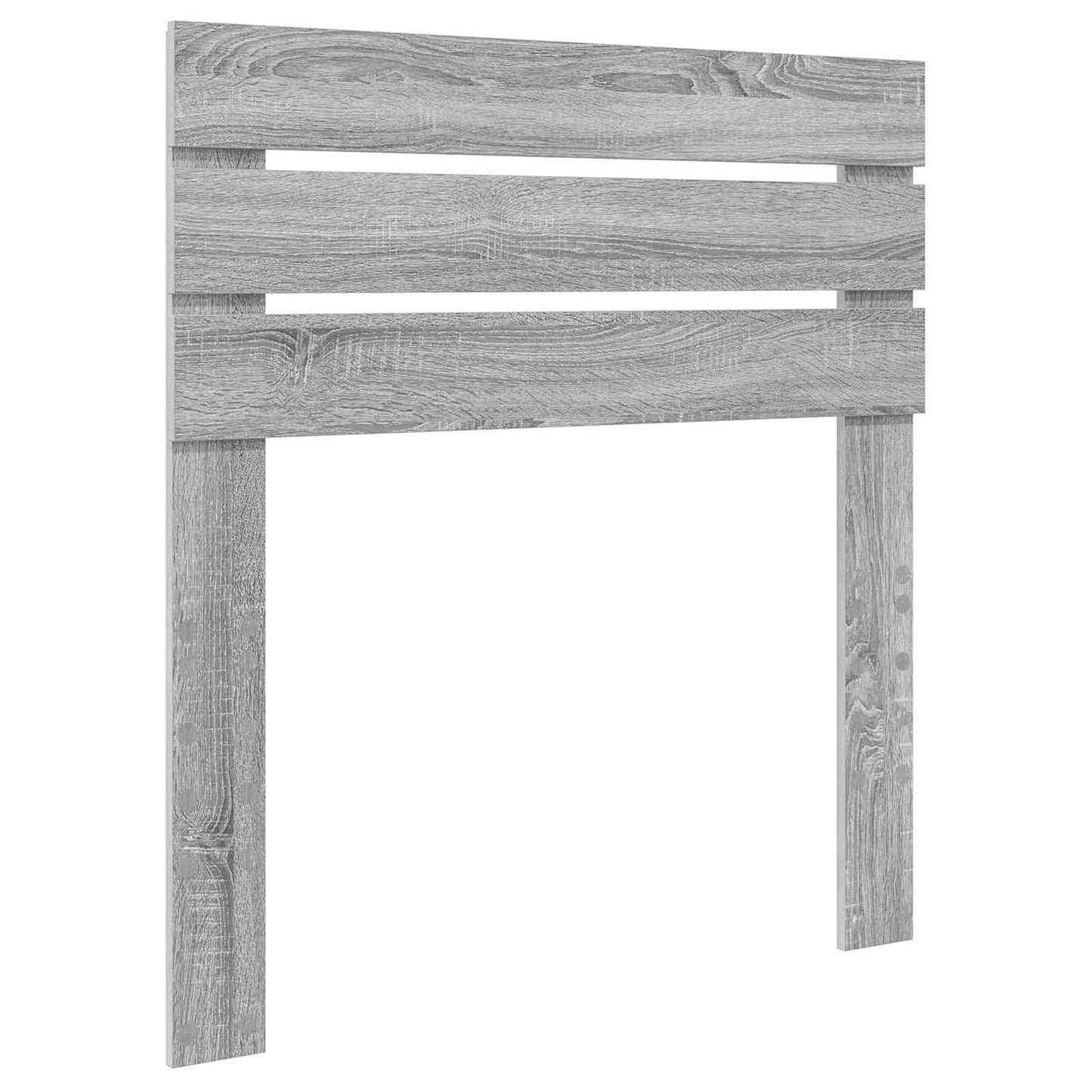 vidaXL Storage Bed Grey Sonoma 100 x 200 cm Engineered Wood