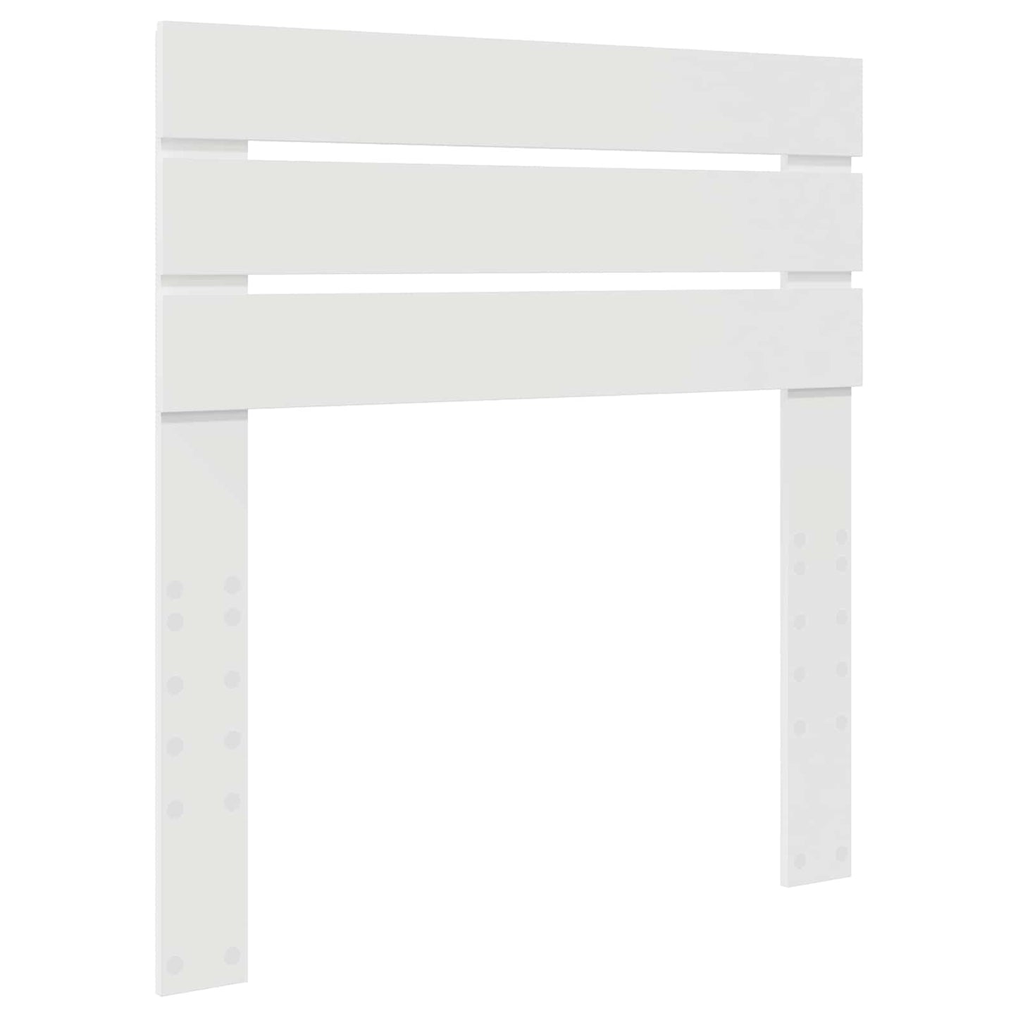 vidaXL Storage Bed with Headboard White 75 x 190 cm Engineered Wood