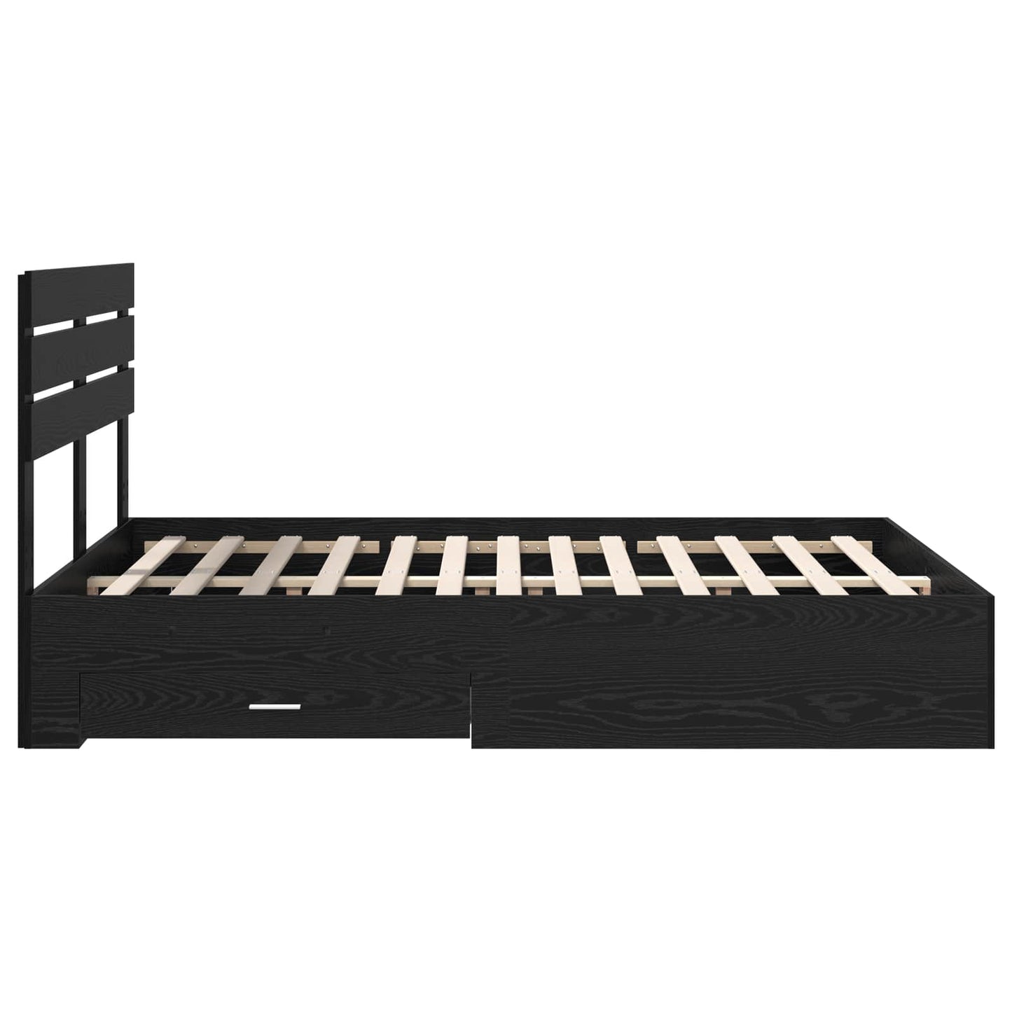 vidaXL Bed Frame with Drawer with Headboard Manual Engineered Wood