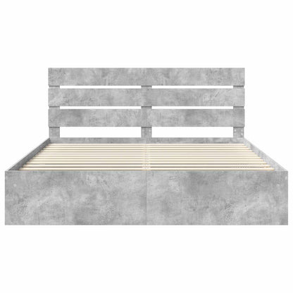 vidaXL Bed Frame with Headboard Concerte 180 x 200 cm Solid Pine Wood