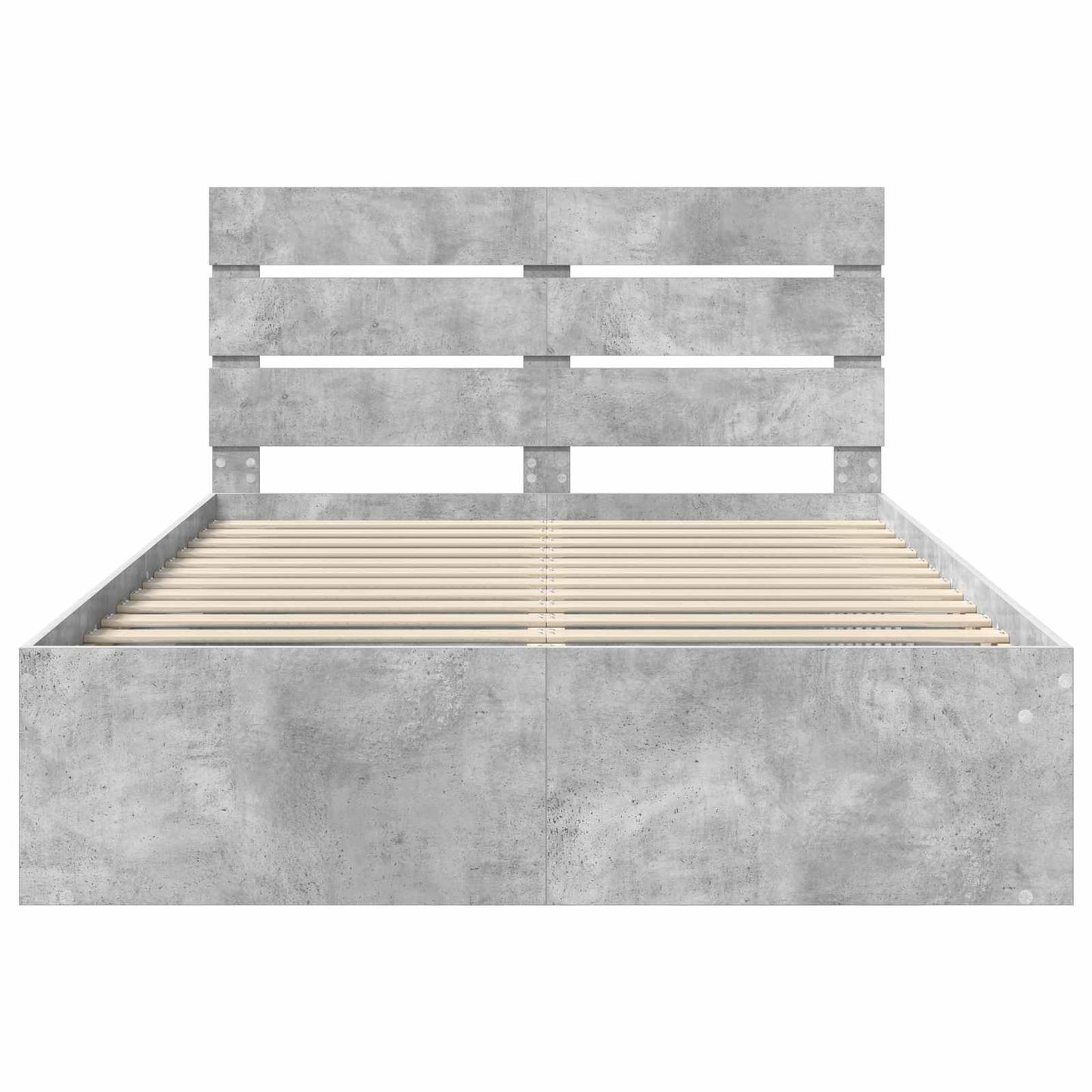 vidaXL Bed Frame with Headboard Concerte 160 x 200 cm Solid Pine Wood