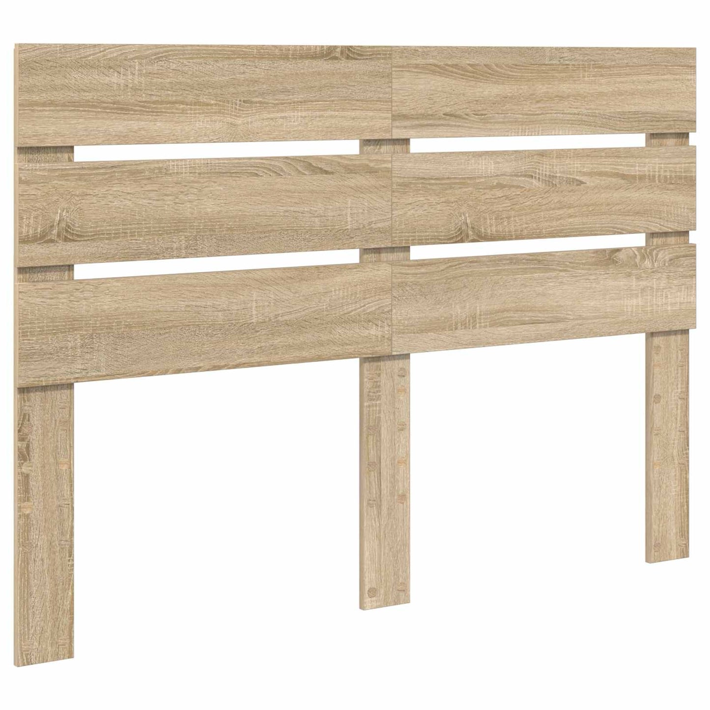 vidaXL Bed Frame Sonoma Oak 150 x 200 cm Solid Pine Wood