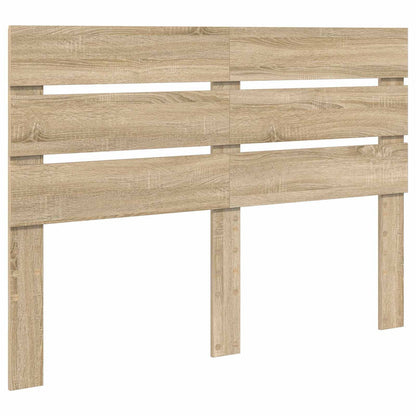 vidaXL Bed Frame Sonoma Oak 150 x 200 cm Solid Pine Wood