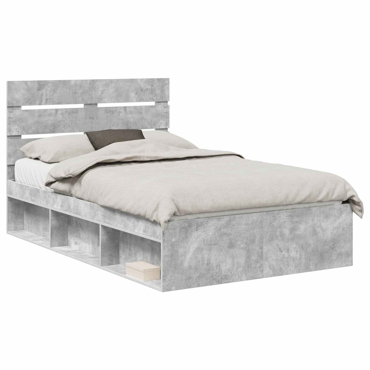 vidaXL Bed Frame with Headboard Concerte 120 x 200 cm Solid Pine Wood
